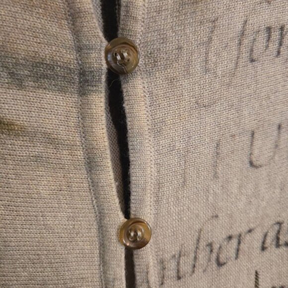 Yoshimura Knits Japan Unique Art To Wear Mixed Media Cardigan Sweater Size S - Picture 3 of 11